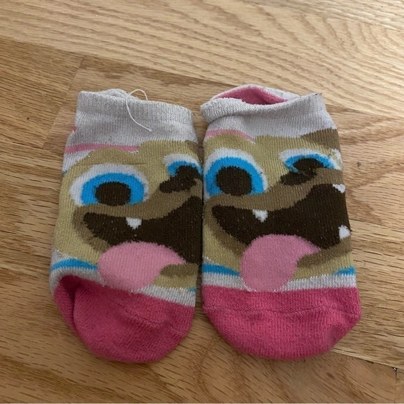 Disney Puppy Dog Pals Socks Rolly Pink Toddler Kids Girls - Picture 2 of 3